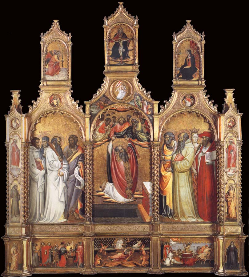 Giovanni dal ponte Polyptych of the Ascension of Saint John the Evangelist